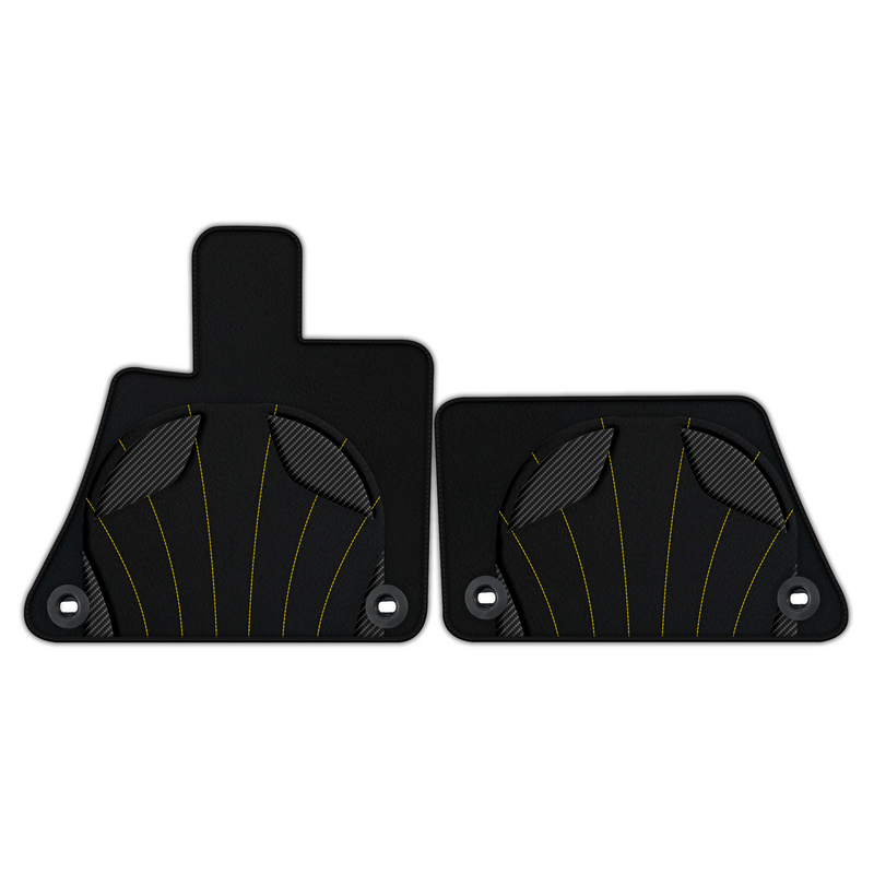 Customizable Leather Floor Mats with AW38 Pattern for Bugatti Veyron (2005-2015)