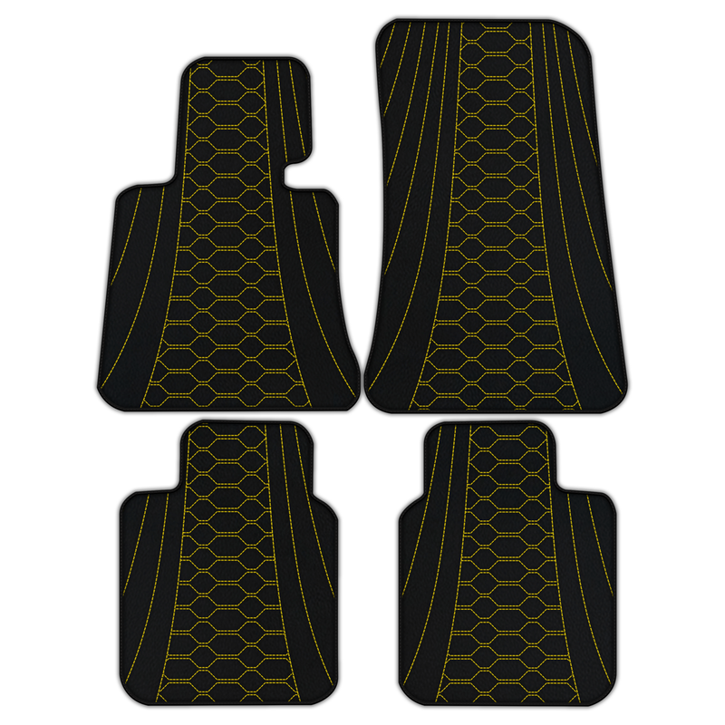 Customizable Leather Floor Mats with AW36 Pattern for Rolls Royce Phantom Drophead Coupe (2007-2016)