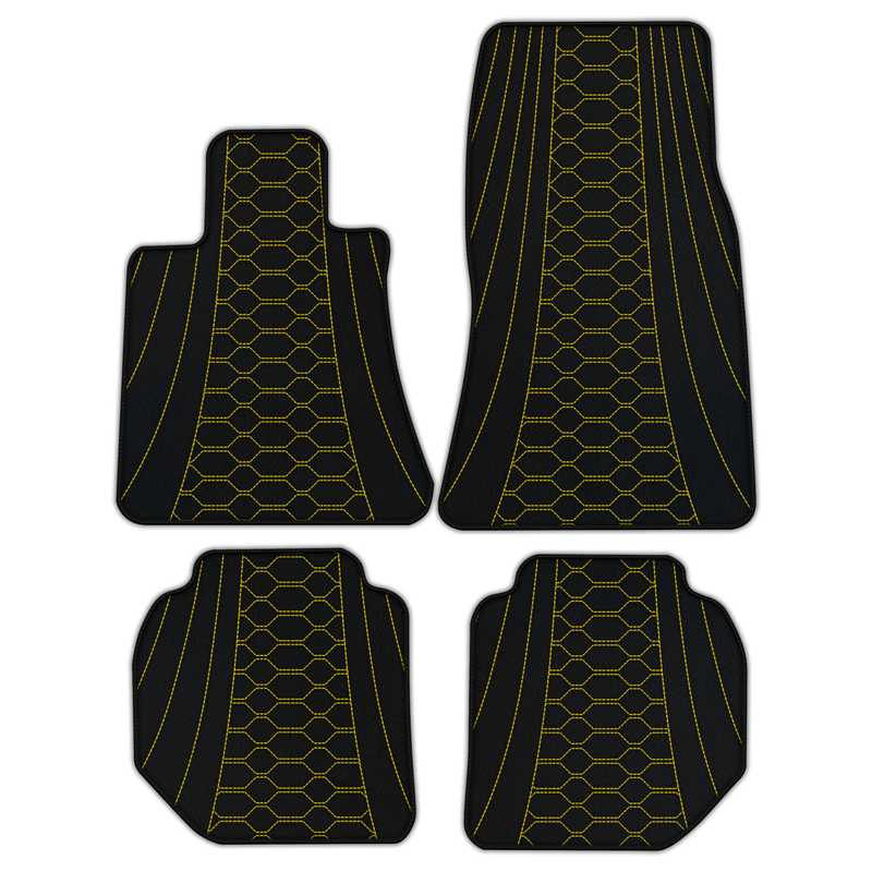 Customizable Leather Floor Mats with AW36 Pattern for Rolls Royce Ghost Series II (2021–2024)