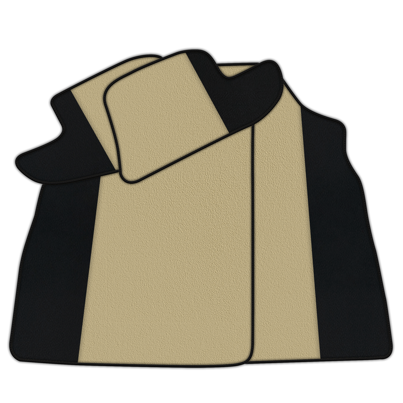 Customizable Floor Mats From Carpet With Leather for Bentley Continental GTC (2006-2011)
