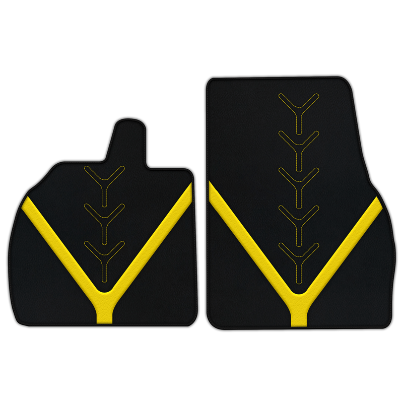 Customizable Leather Floor Mats with AW25 Pattern for Lamborghini Temerario (2025-2026)