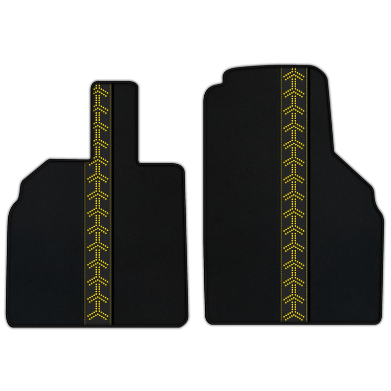 Customizable Leather Floor Mats with AW44 Pattern for Lamborghini Aventador (2012-2022)