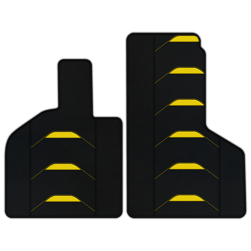 Customizable Leather Floor Mats with AW24 Pattern for Lamborghini Huracan Performante (2017-2019)