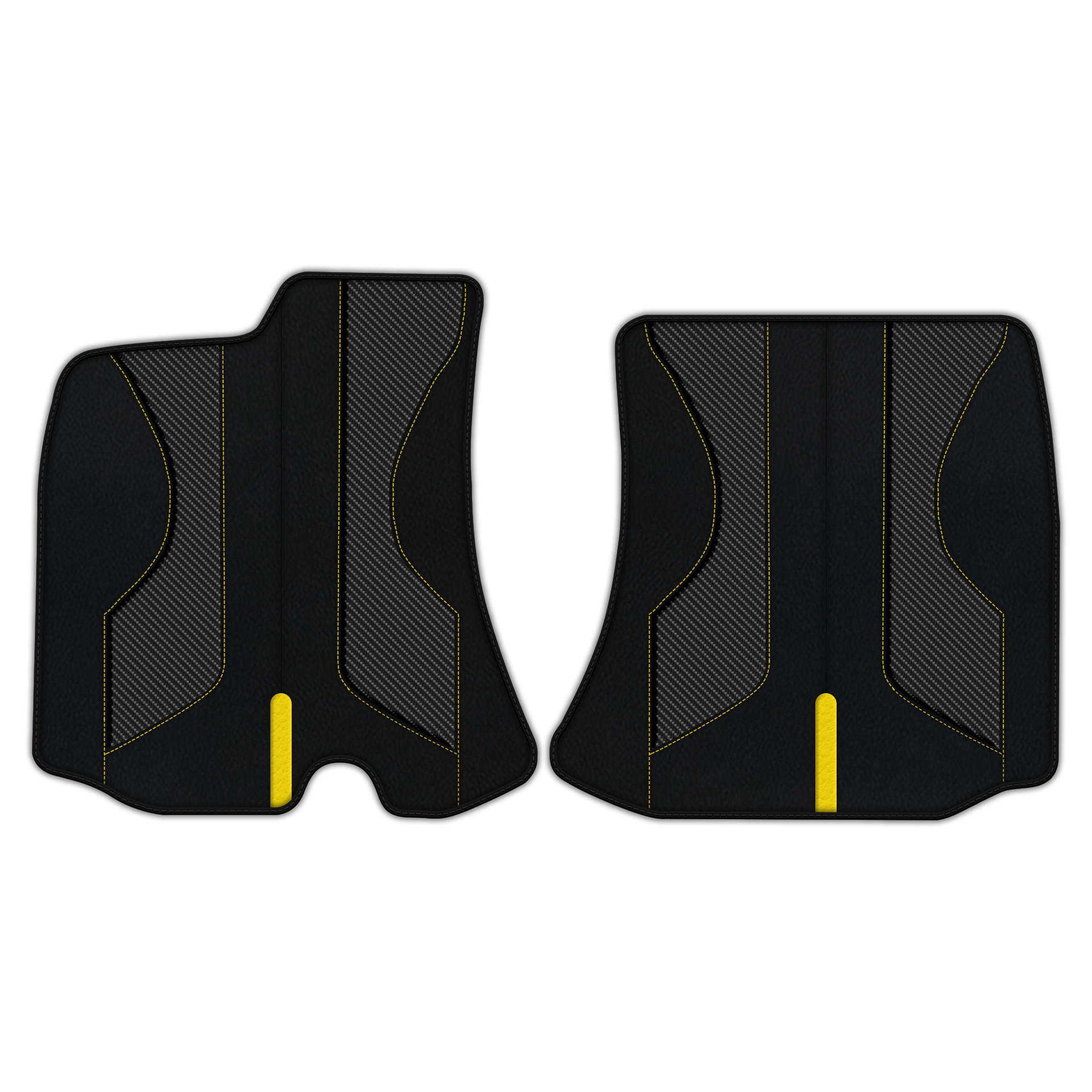 Customizable Leather Floor Mats for Ferrari Roma 2021-2024 - AW35