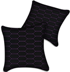Customizable Black Leather Pillows Set of 2 for All Vehicles