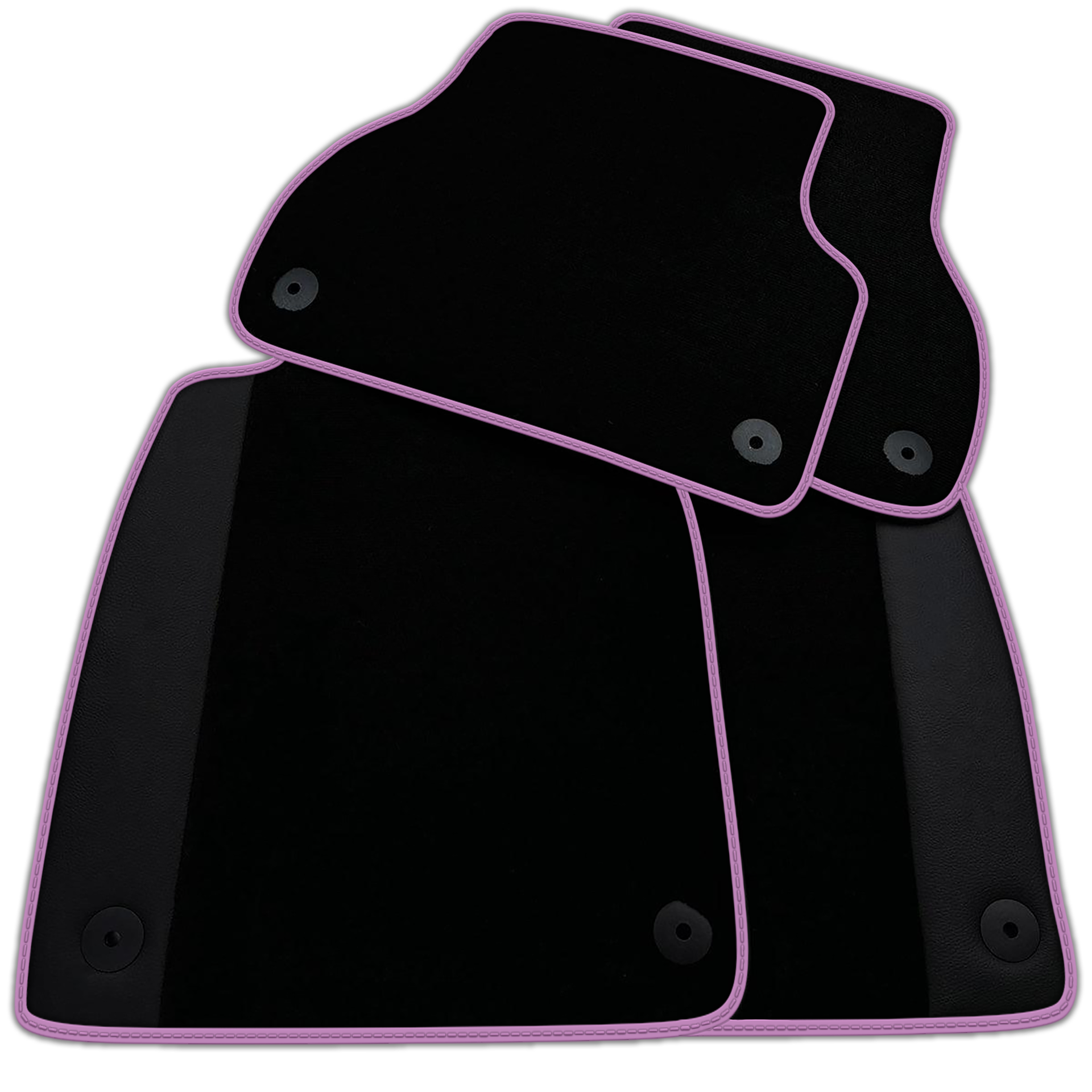 Customizable Black Floor Mats for Audi RS 6 C5 (2002-2004)