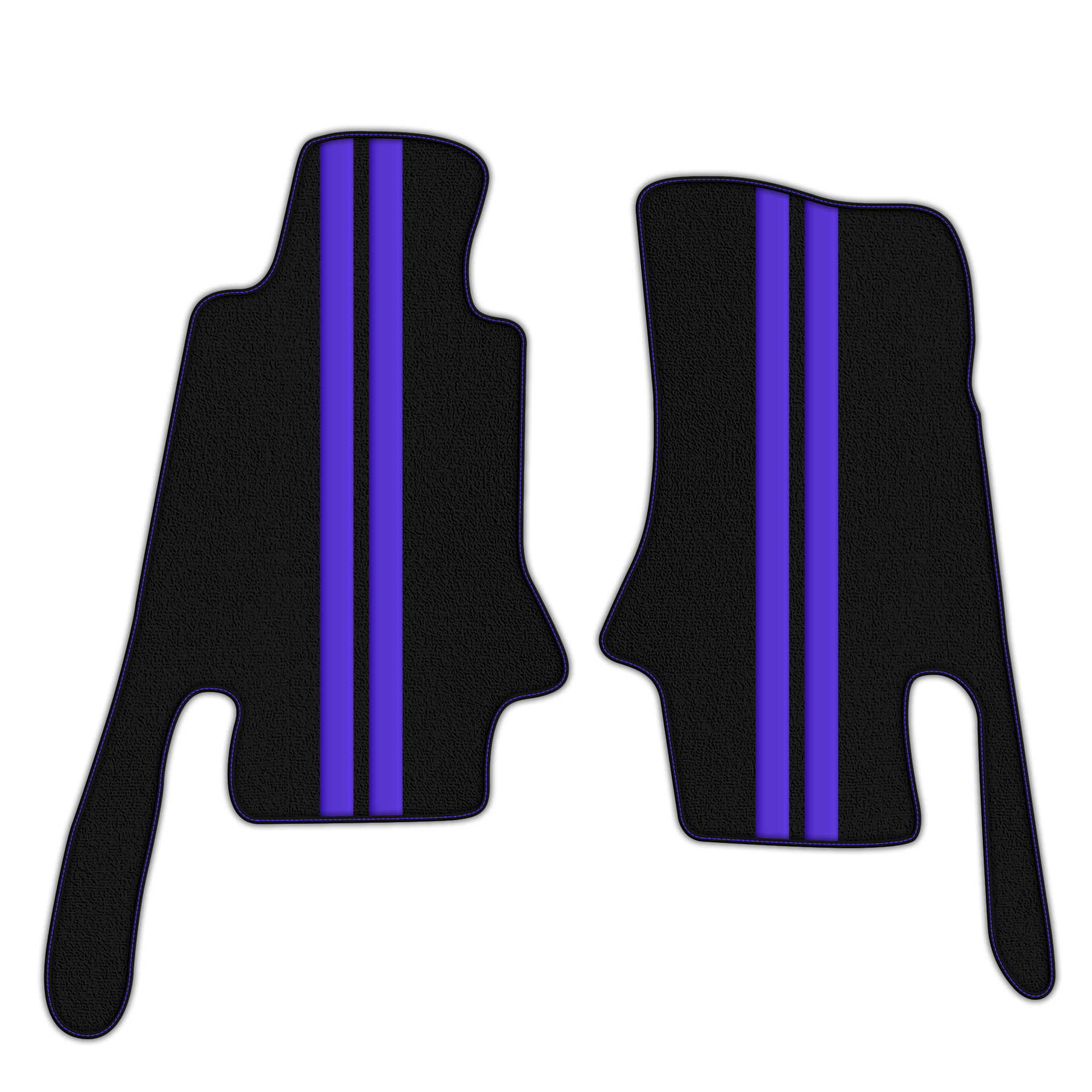 Custom Black Floor Mats for Chevrolet Corvette C4 (1984-1996)
