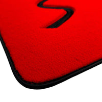 Red Floor Mats for Mini Clubman R55 (2007-2015) - AutoWin