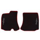 Custom Black Leather Floor Mats for Ferrari 812 Superfast (2018-2023)