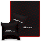 Ferrari 296 GTB Black Leather Floor Mats | Stylish & Durable
