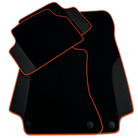 Customizable Black Floor Mats For Mercedes Benz E-Class C207 Coupe (2009-2013)