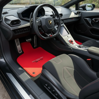 Red Color Floor Mats for Lamborghini Huracan STO