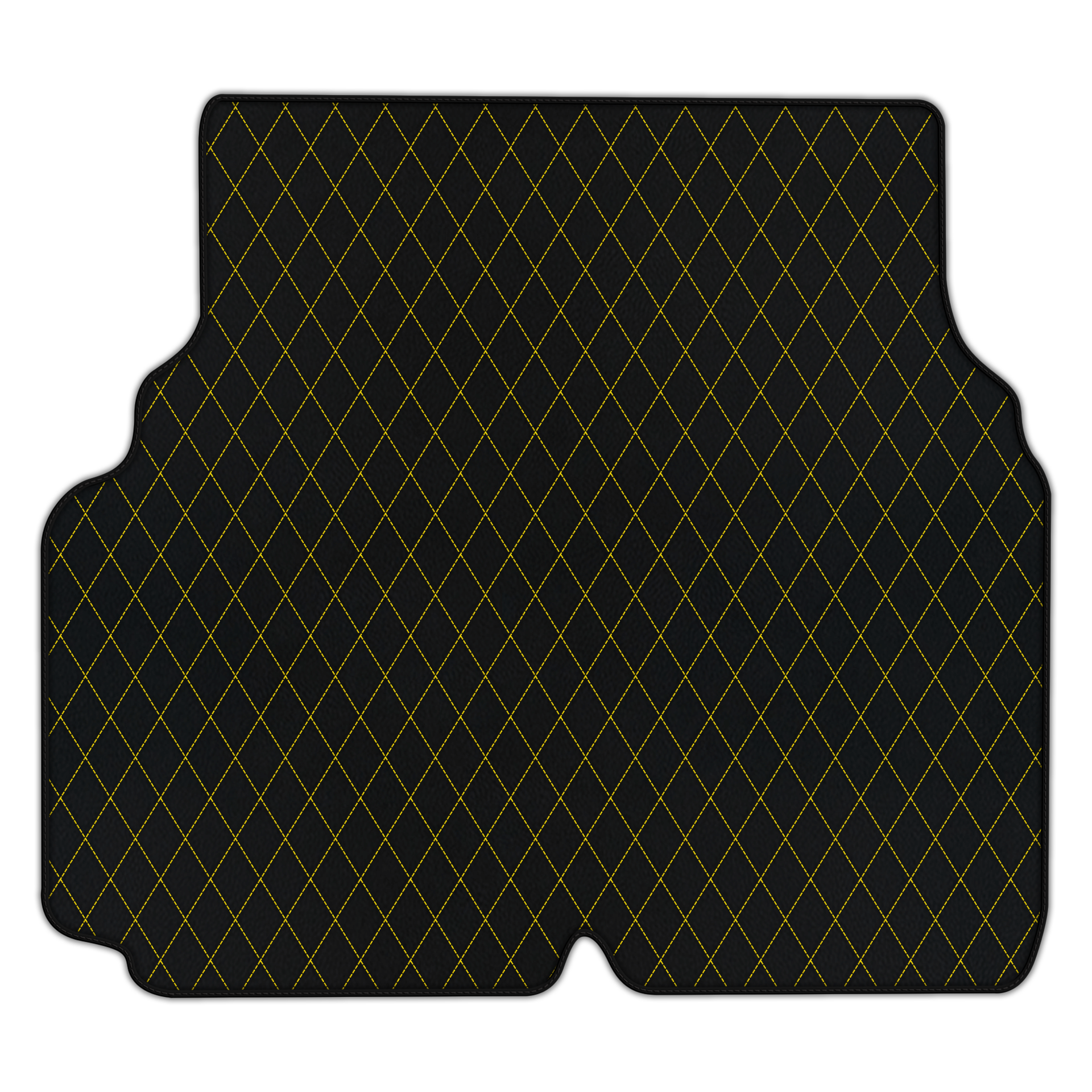 Custom Maserati Quattroporte Leather Trunk Mats | Diamond Pattern