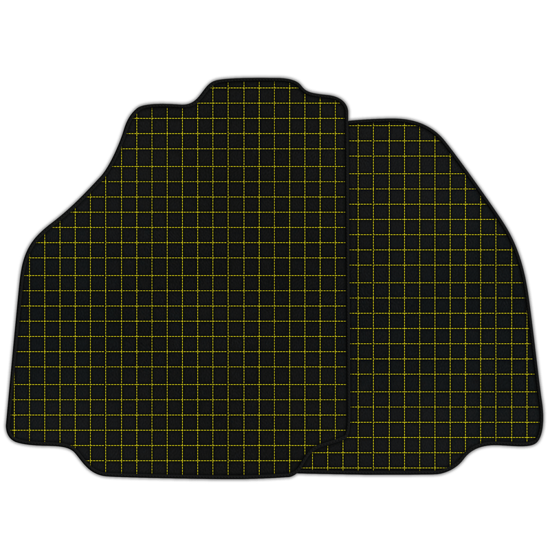 Customizable Leather Floor Mats with Square's Pattern for Ferrari F8 Tributo (2019-2023)