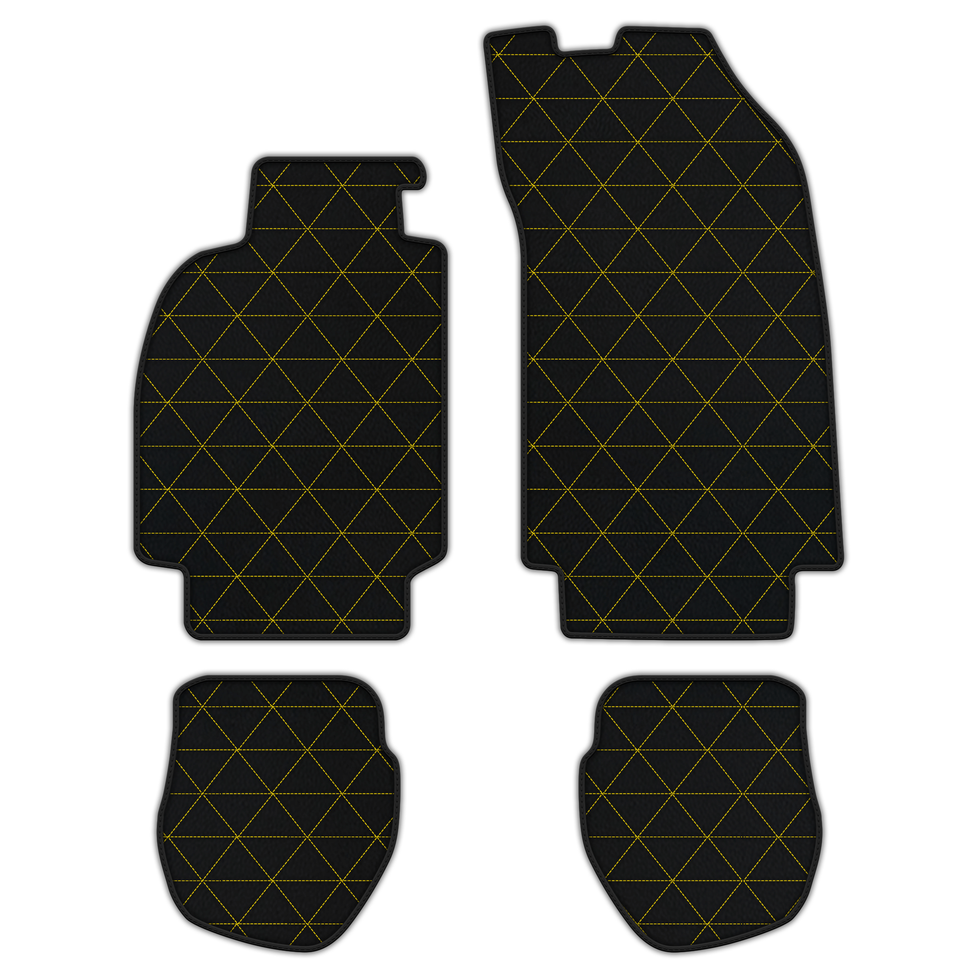 Premium Customizable Leather Floor Mats for Porsche 964 (1989-1994)