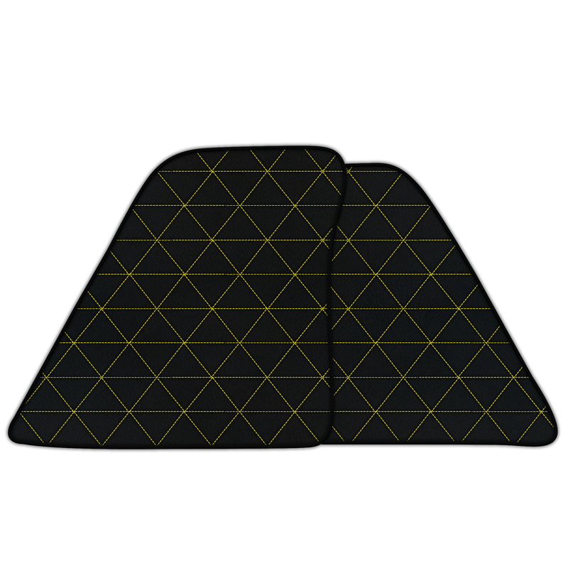 Customizable Leather Floor Mats with Triangle's Pattern for Ferrari SF90 Stradale (2019-2024)
