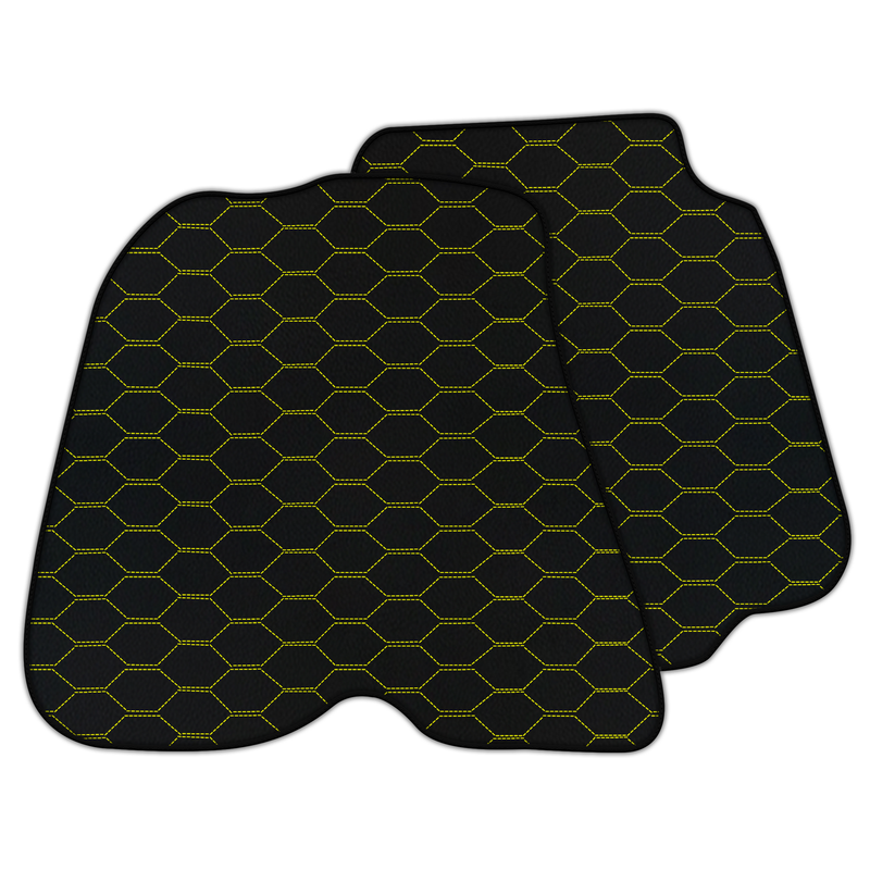 Customizable Leather Floor Mats with Divario Pattern for Ferrari F12 Berlinetta (2012-2022)