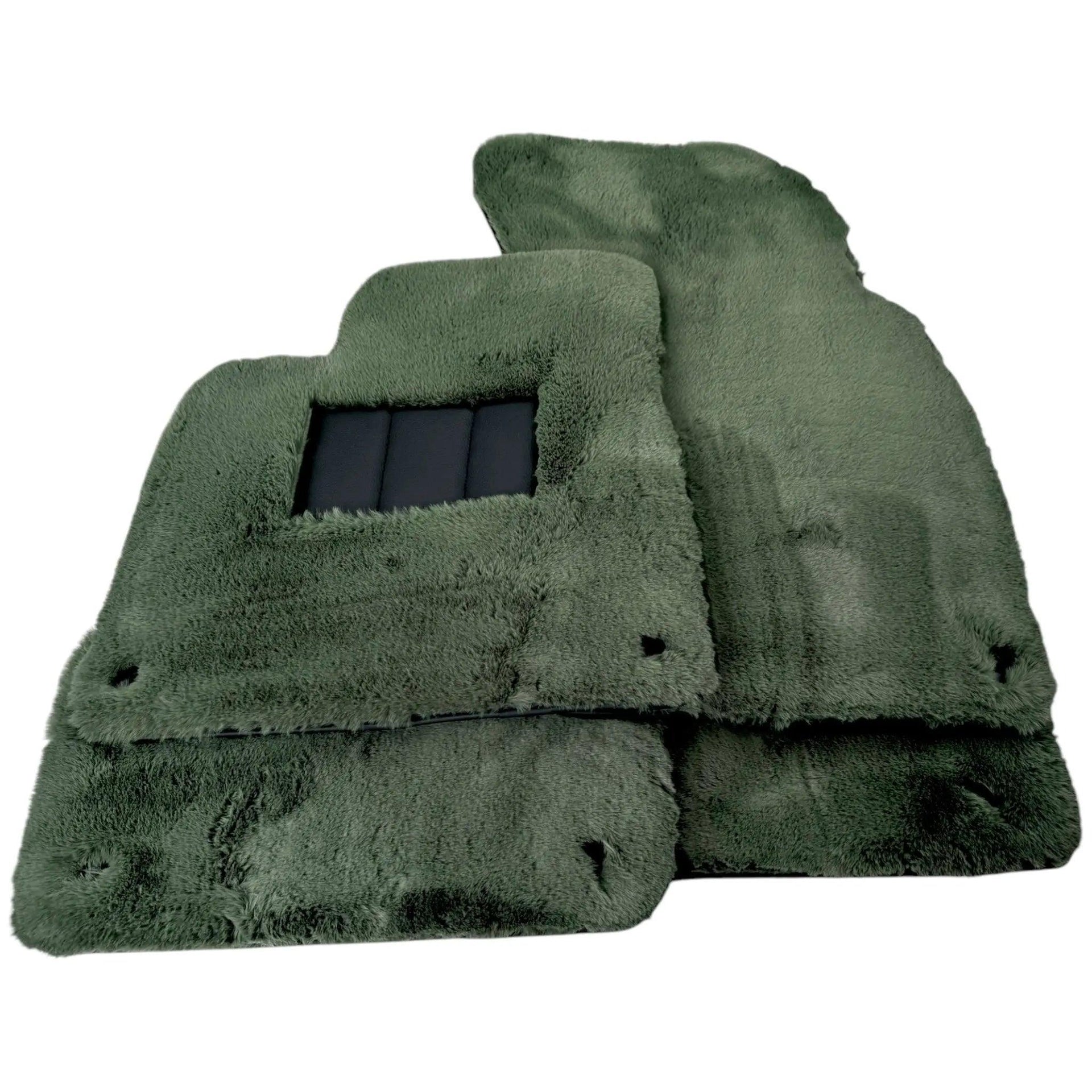 Various Colors of Sheepskin Floor Mats Tailored for the Alfa Romeo Giulia (1962-1978) - AutoWin