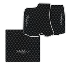 Custom Black Leather Floor Mats for Ferrari 812 Superfast (2018-2023)