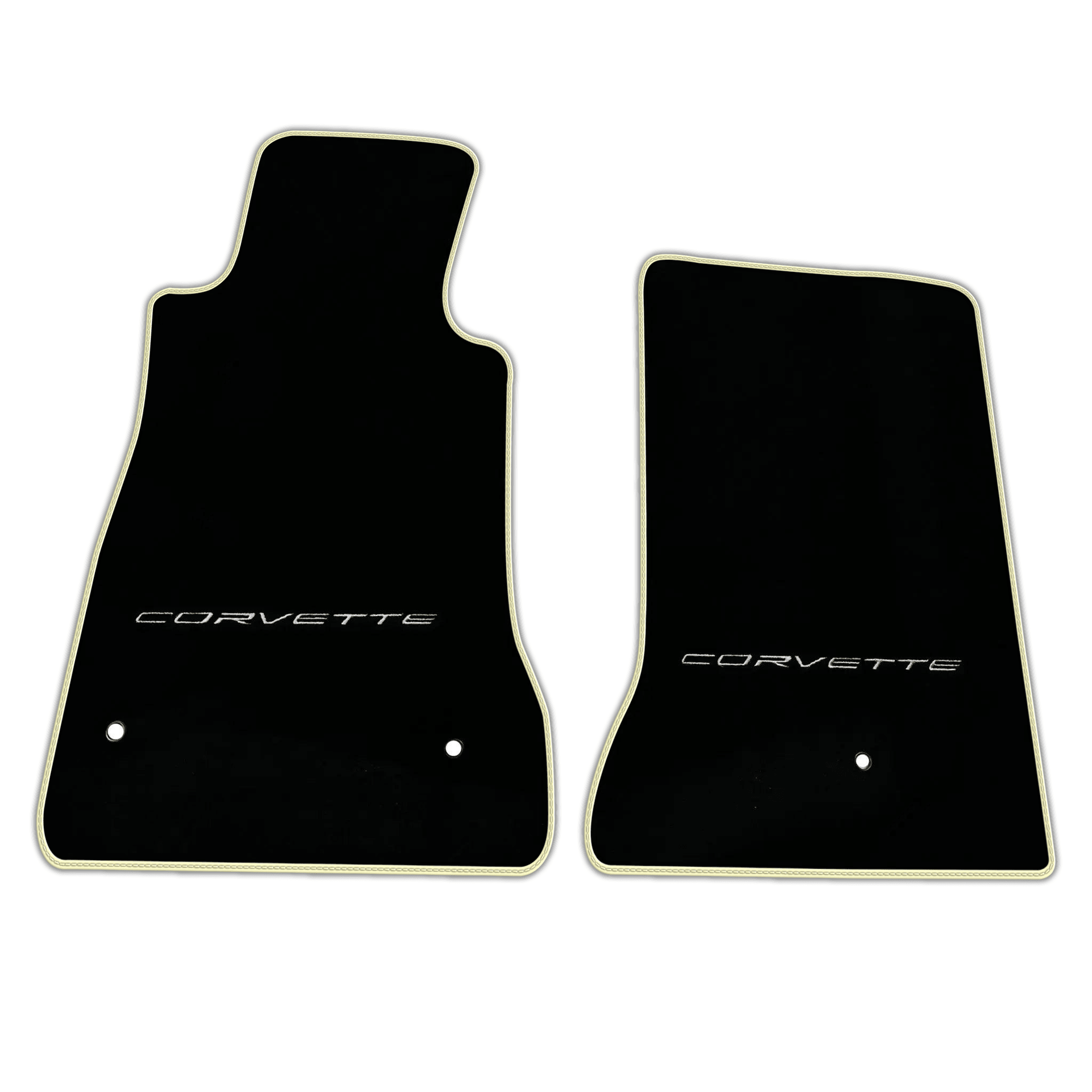 Black Floor Mats for Chevrolet Corvette C6 (2005-2013) | Various Trim Colors