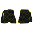 Premium Black Leather Floor Mats for Ferrari California | Full Set