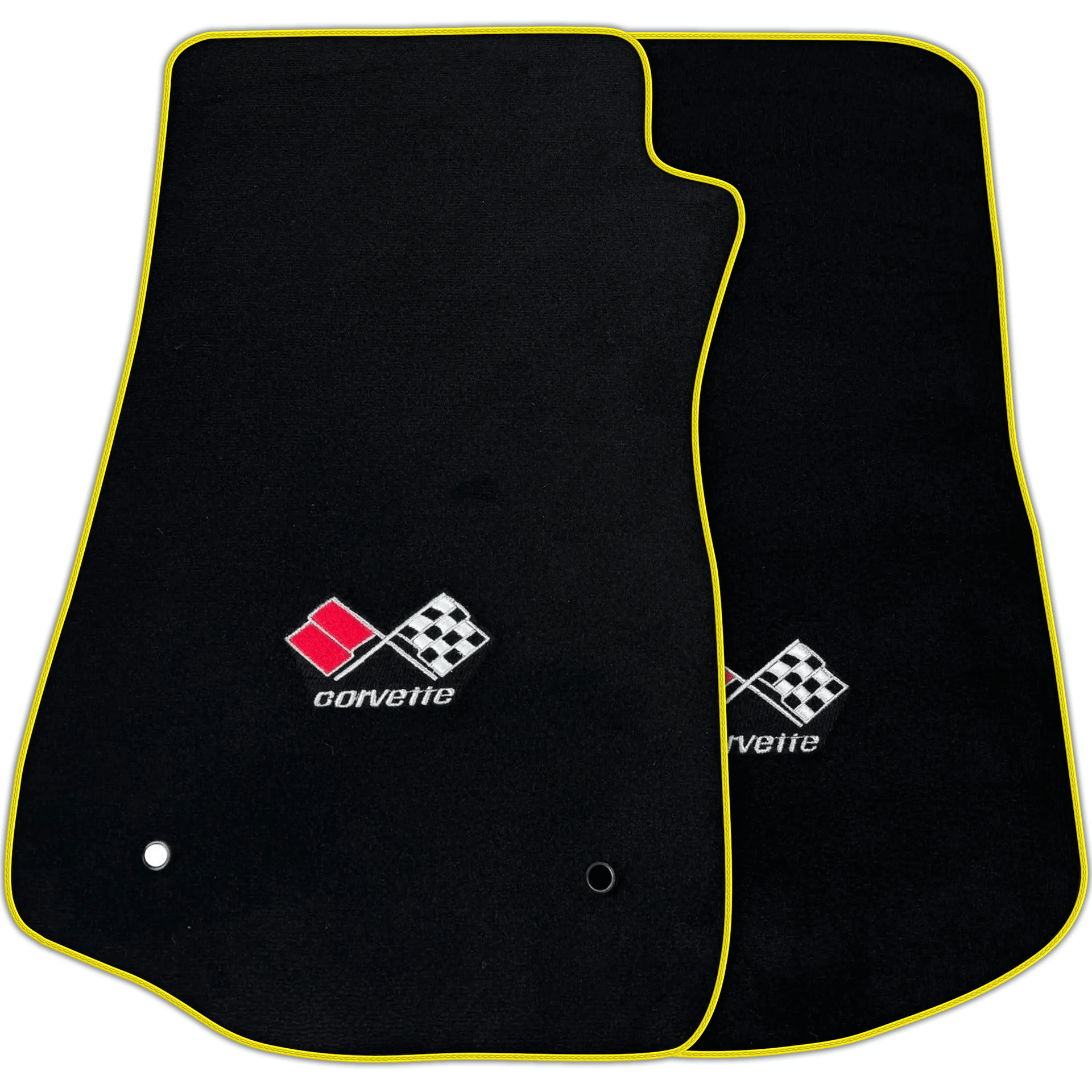 Black Floor Mats for Chevrolet Corvette C3 (1968-1982) | Various Trim Colors