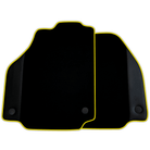 Custom Black Floor Mats for Ferrari 458 Spider (2012-2015) With Leather | Various Trim Colors