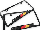 Autowin Number Plate Holder USA Standard Size Germany Flag - AutoWin