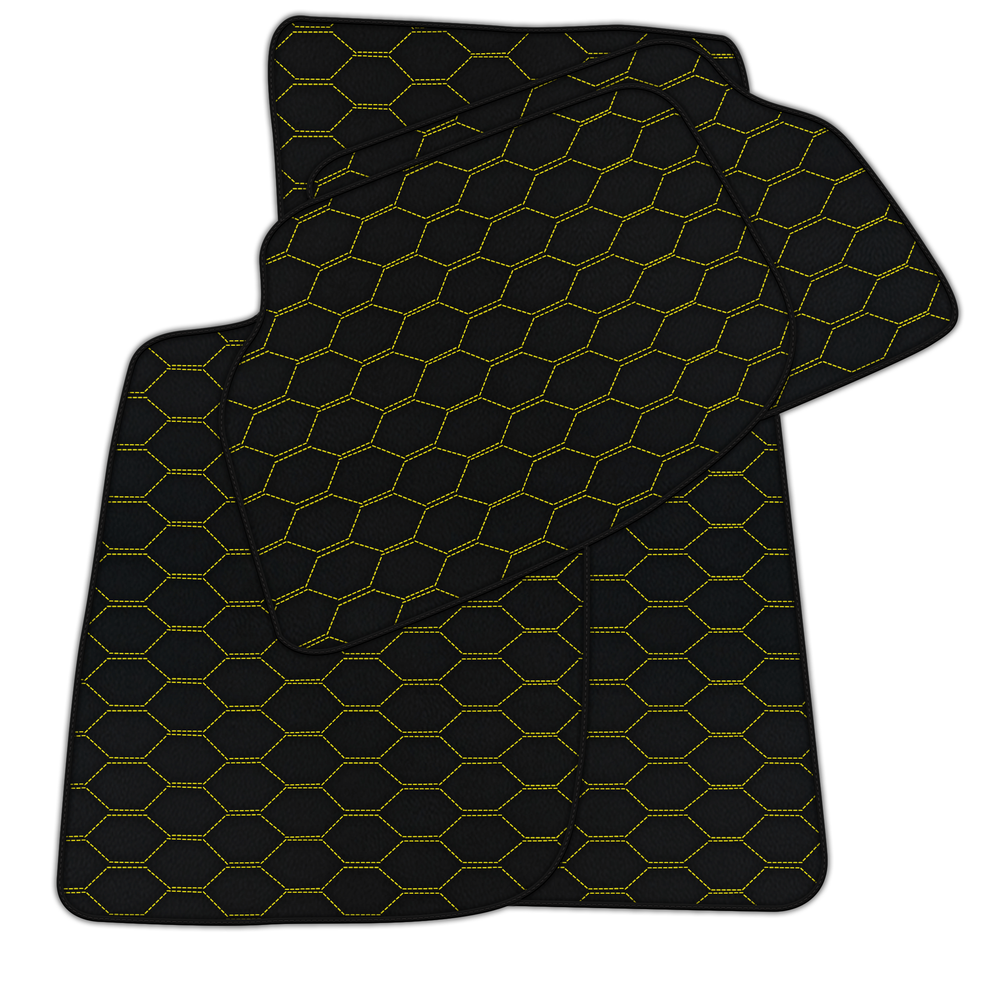 Customizable Leather Floor Mats with Divario Pattern for Bentley Continental GT (2018–2023)
