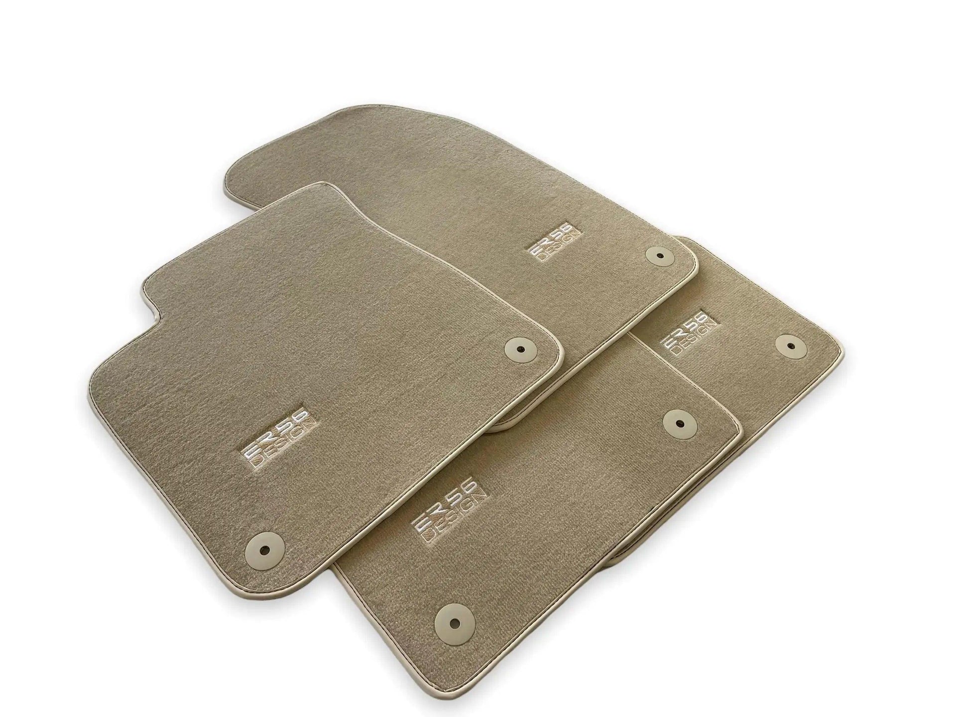 Beige Floor Mats for Audi A3 - 5-door Hatchback (1996-2000) | ER56 Design - AutoWin