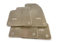Beige Floor Mats for Audi A6 - C6 Avant Facelift (2008-2011) | ER56 Design - AutoWin