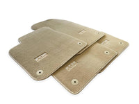 Beige Floor Mats for Audi A6 - C6 Sedan Facelift (2008-2011) | ER56 Design - AutoWin