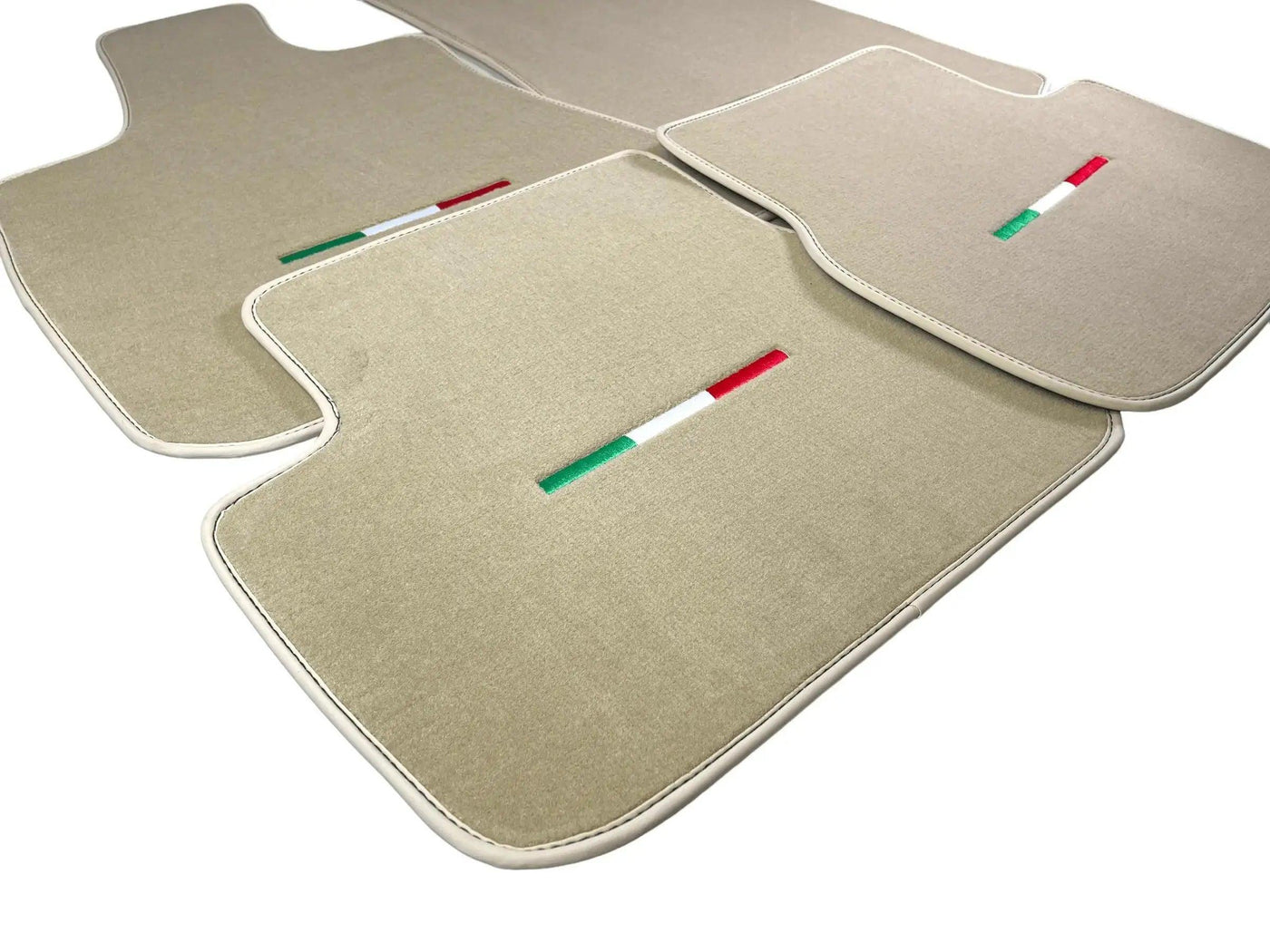 Beige Floor Mats For Maserati Grecale (2023-2024) Italy Edition - AutoWin