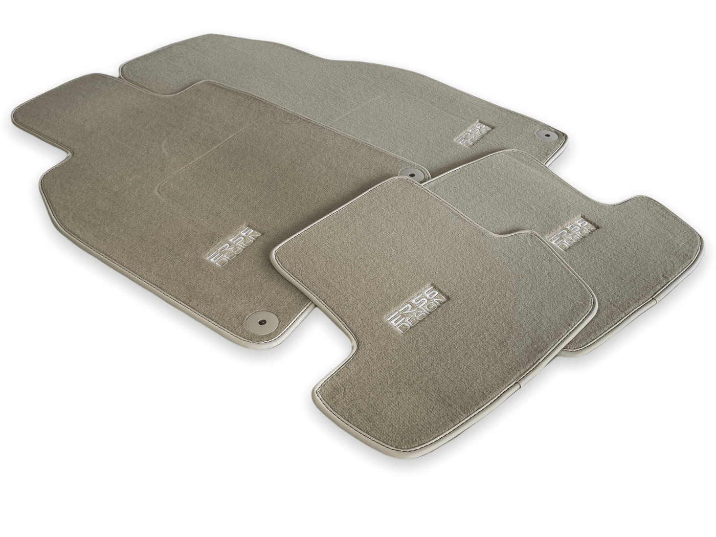 Beige Floor Mats for Porsche Panamera (2009-2016) | ER56 Design - AutoWin