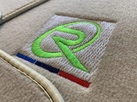 Beige Mats For BMW 5 Series E34 Sedan Tailored Set Perfect Fit - AutoWin