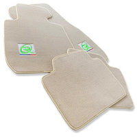 Beige Mats For BMW 5 Series E34 Sedan Tailored Set Perfect Fit - AutoWin