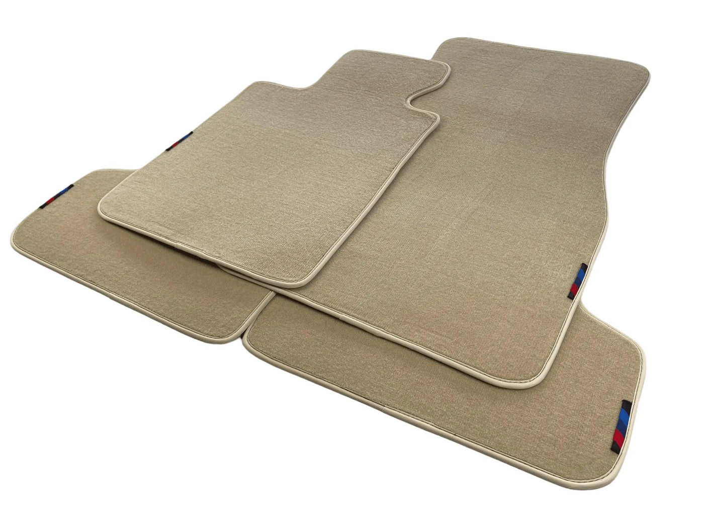 Beige Mats For BMW 5 Series E61 Wagon With M Package - AutoWin