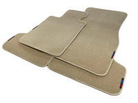 Beige Mats For BMW M4 G82 Coupe With M Package - AutoWin
