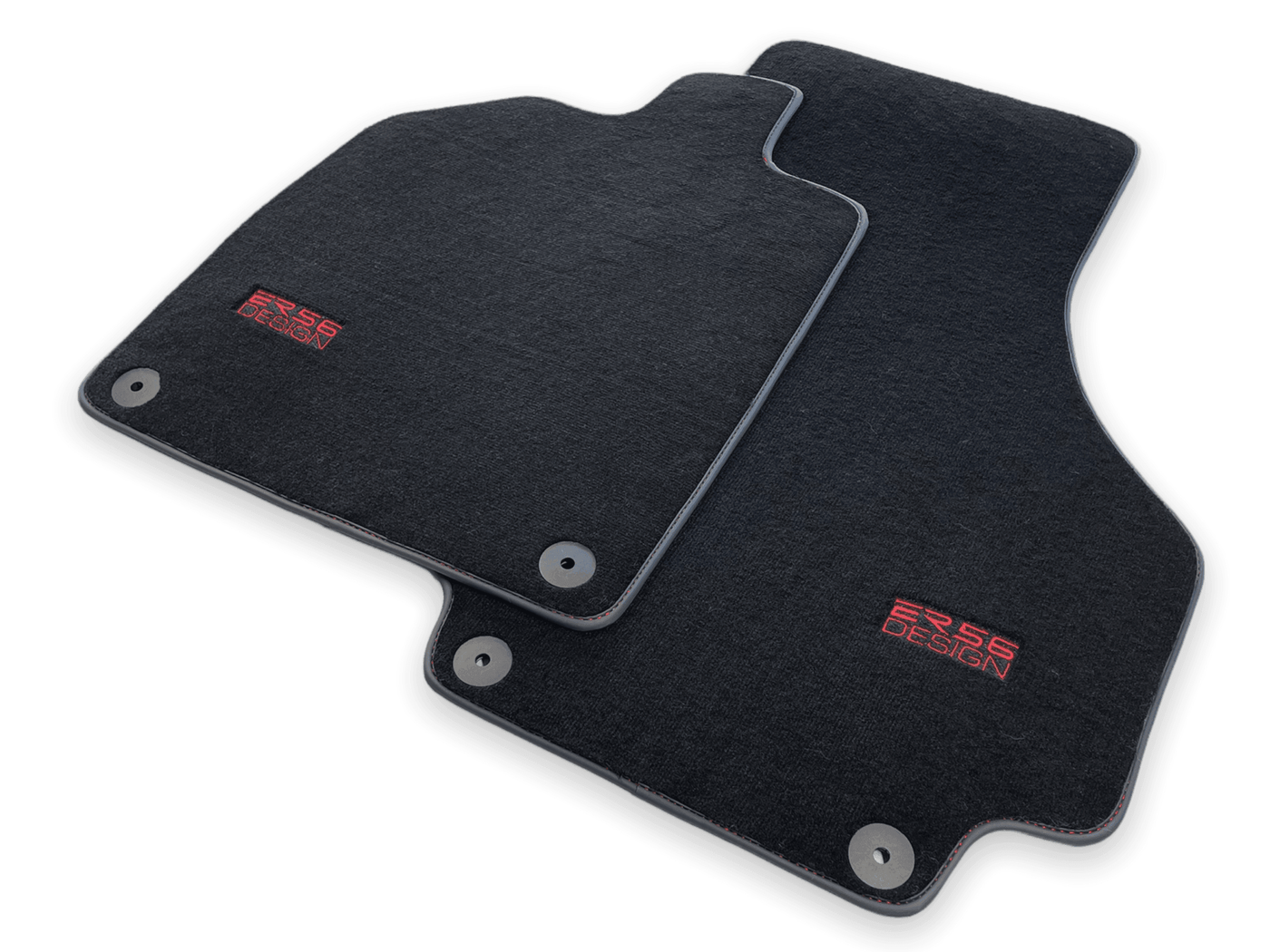 Black Floor Mats For Audi R8 2015-2023 ER56 Design - AutoWin