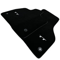 Black Floor Mats for Audi TT MK2 Convertible (2006-2014) - AutoWin