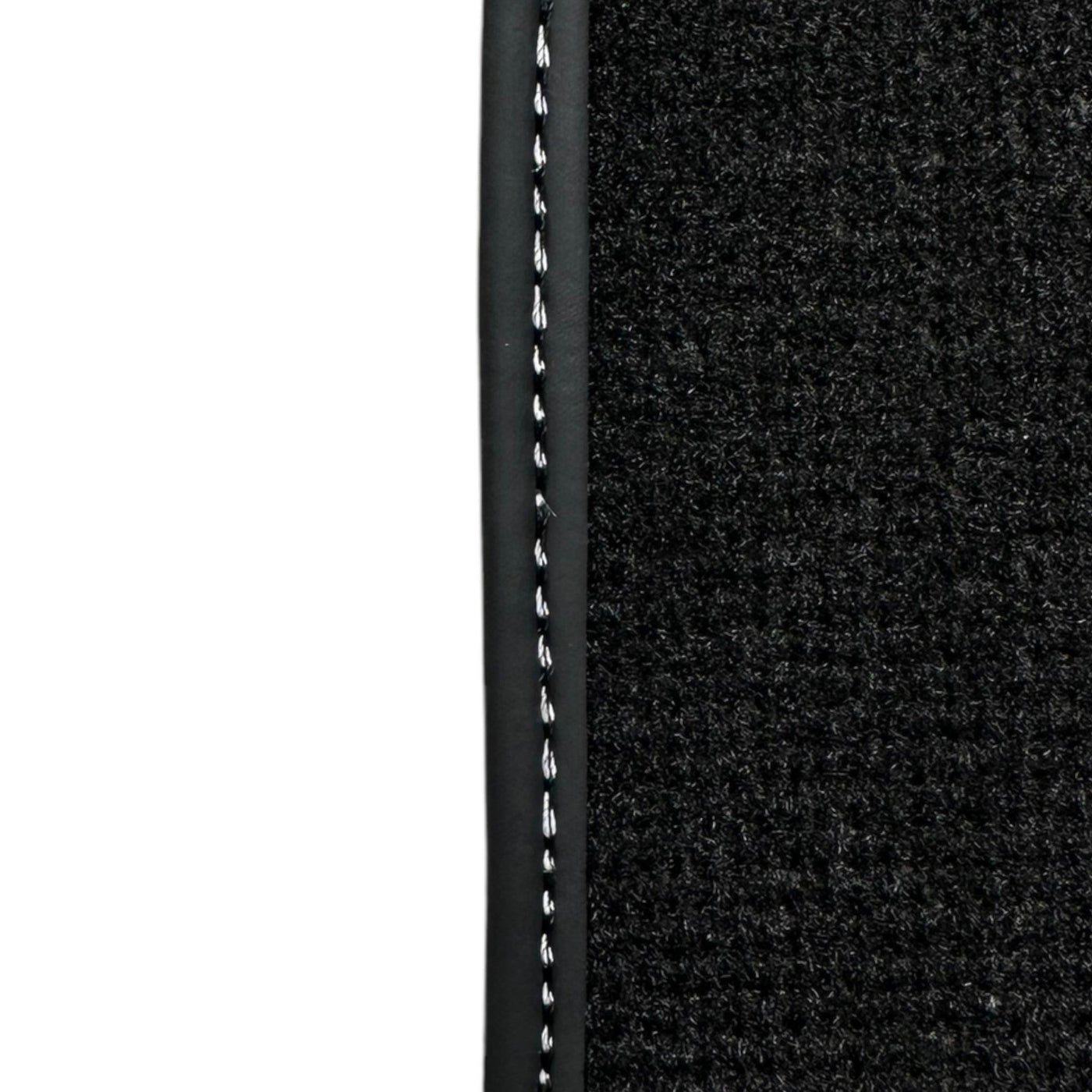 Black Floor Mats for Audi TT MK3 Coupe (2014-2019) with Leather - AutoWin