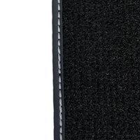 Black Floor Mats For Bentley Flying Spur (2005-2013) with Leather - AutoWin