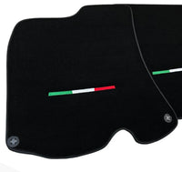 Black Floor Mats For Ferrari Roma (2021-2024) Italian Edition - AutoWin