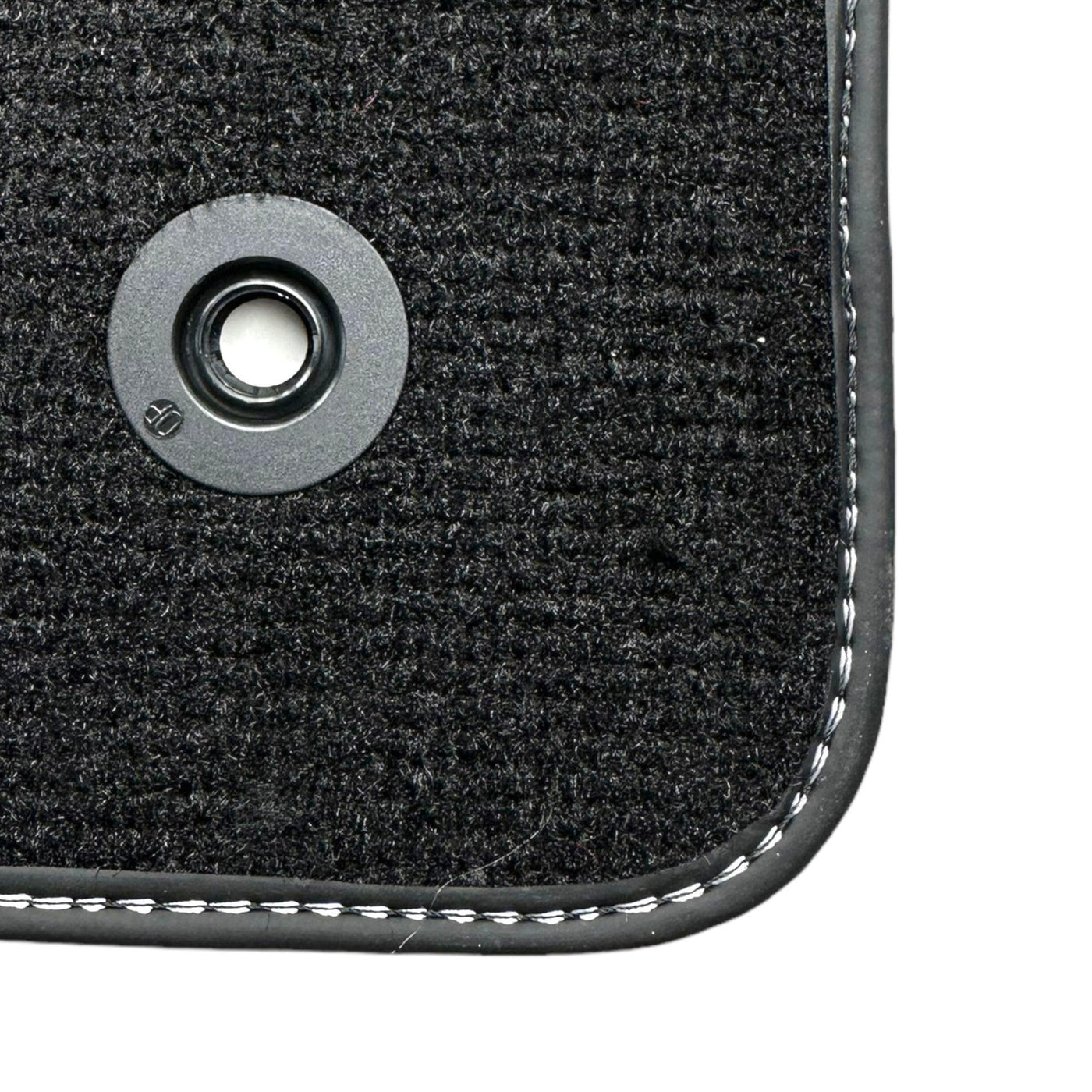 Black Floor Mats For Ford Mustang VI (2015-2023) With Pony - AutoWin