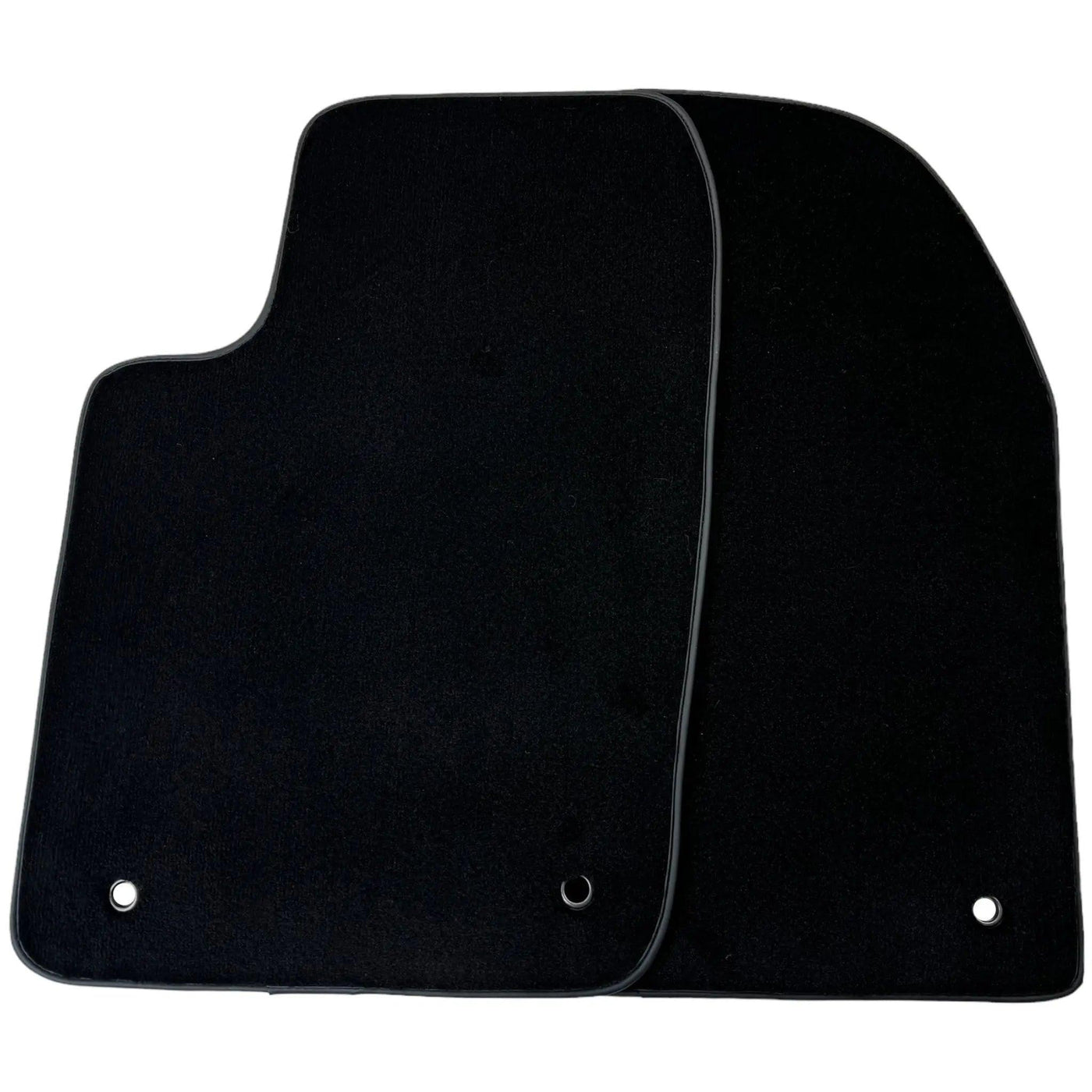 Black Floor Mats for Jeep Renegade Plug-in Hybrid (2020-2024) Co Driver with Fixing System - AutoWin