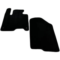 Black Floor Mats for Kia Carens 7 Seater (2006-2013) Automatic - AutoWin