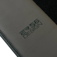 Black Floor Mats for Lamborghini Urus with Dark Brown Leather | ER56 Design - AutoWin