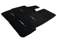 Black Floor Mats For Maserati Ghibli 2013-2022 Italy Edition - AutoWin