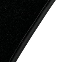 Black Floor Mats For McLaren 650S Black Tailored With Carbon Leather - AutoWin