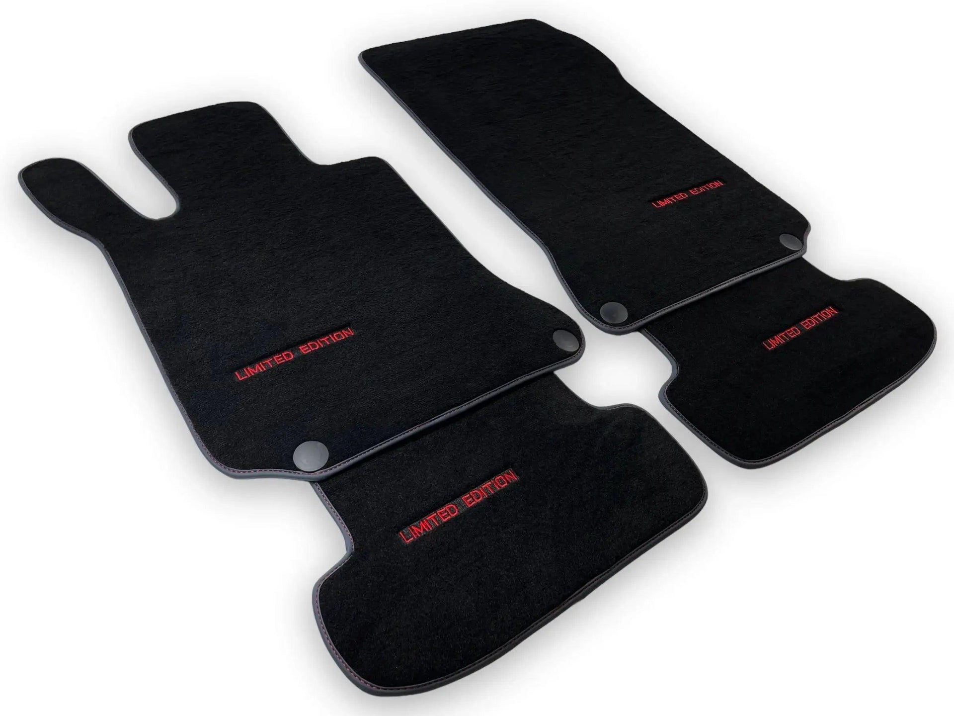 Black Floor Mats For Mercedes Benz E-Class W212 Sedan (2009-2013) | Limited Edition - AutoWin